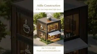 A well-designed coffee space✨ should feel effortless to use. #construction #spacedesign #