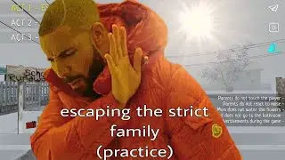 escaping the strict family (practice speedrun) #speedrunners  #game