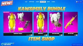 *NEW* KAWSPEELY Bundle (Kawspeely Skin) Item Shop Preview! Fortnite