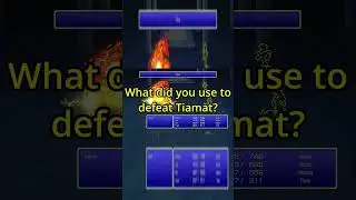 Tiamat vs. Flare: An Epic FF1 Showdown!