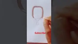 Mirror draw and colour pencils #shortvideo #mirror #drawing