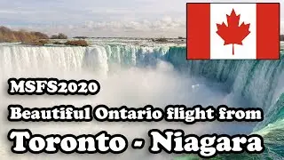 EYE CANDY flight from Toronto to Niagara Falls!