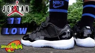 DON'T SLEEP!! JORDAN 11 LOW SPACE JAM FULL REVIEW AND ON FEET