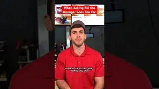 When Asking For the Manager Goes Too Far  #comedy #shorts