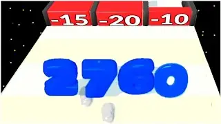 Number Run 3D - Gameplay Walkthrough - Levels 1-15 [IPAD/IOS]