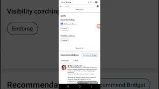 Skill Endorsement on Linkedin