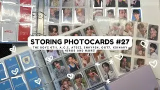Storing Photocards #27- the boyz ot11, a.c.e, ateez, enhypen, got7, xdinary heroes and more!