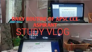 Daily study routine of an APSC cce aspirant|#aspirants #apsc #study #assam #studyvlog #apscaspirants
