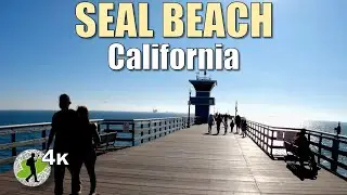 🌊⛵🏖 Walking SEAL BEACH, California 2020