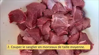 RECETTE SANGLIER AU VIN BLANC