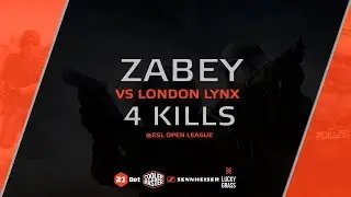 Quad-kill by Zabey vs. London LYNX @ESL Open League