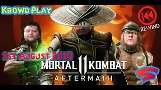 REWIND: Mortal Kombat 11 Aftermath on Stadia: The first CROWD PLAY session EVER played in public!