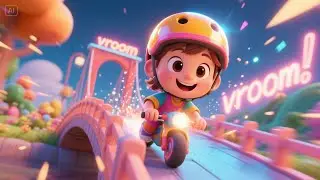 Helmet On, Off We Zoom! | Exciting Scooter Safety Song for Kids | Zoom and Ride Rhyme