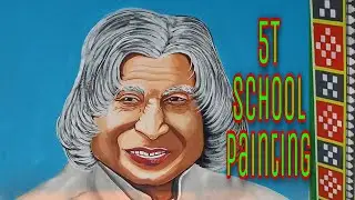 5t school wall painting/new design wall writting