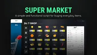 FiveM Advanced Supermarket | Buy & Sell Items | ata-supermarket