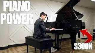 FIRST PIANO RECITAL EVER! PLAYING HOT CROSS BUNS ON A $300,000 PIANO!