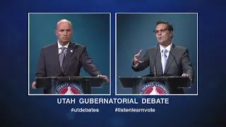 Utah Gubernatorial Debate 2 Spencer Cox v Chris Peterson