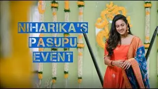Niharika Konidela's Pasupu Event