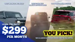 You Pick $299/Month Lease Specials!