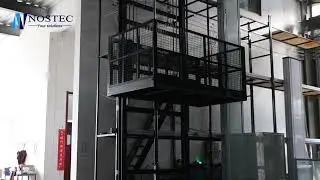 Small 1000kg capacity cargo lift for warehouse from Nostec