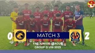 FAS Jr League U16 2025 - Villarreal vs Destiny #bolasepak #youthfootball 