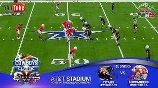 12U LEWISVILLE TITANS vs MANSFIELD BUCCANEERS