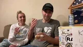 Wife tries Busch Latte for the first time