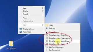 Remove OpenOffice from Right Click new Context menu