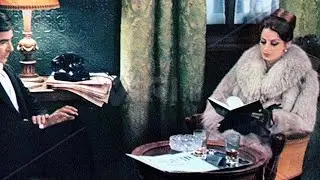 22 Italian movie with woman in fur coat