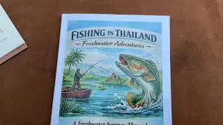 Fishing in Thailand: Freshwater Adventures - Wooden Bookmark