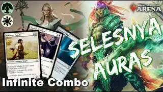 Selesnya Auras [MTG Arena] | Green-White Infinite Combo Auras Deck in GRN Standard
