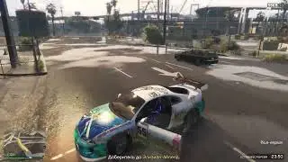 GTA V online. - Доставка сырья в бункер. (Элизиан-Айленд. Колонна). 4K UHD