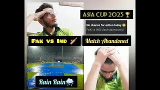 Match abandoned due to Rain 😓| Pak vs India Washout 🌧️|PCT Fan Reaction Video #pakvsind #asiacup2023