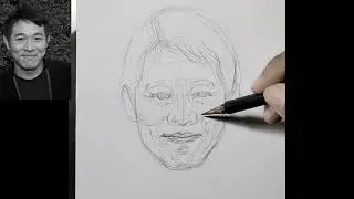 Simple sketch for beginners | How to draw Jet Li 