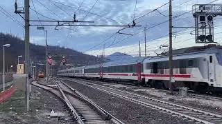 Intercity 597 Milano Centrale - Salerno. Grizzana Morandi (BO) 14/01/23