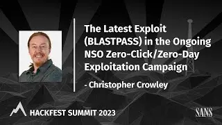 Последняя эксплойтная атака (BLASTPASS) в продолжающейся кампании по эксплуатации уязвимости NSOZero-Click/Zero-Day
