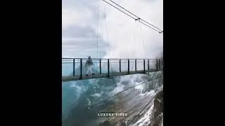 The world is your runway, especially at the Dachstein Sky Walk  👣 Perfectly safe #shorts