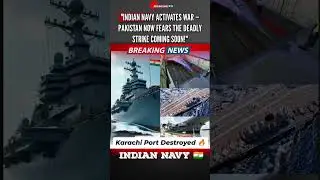 Pakistan Karachi port destroyed by Indian Navy #insvikrant #warzone