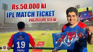 Rs.50,000 IPL PREMIUM MATCH TICKET - LUXURY or NORMAL ??
