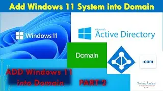 ADD windows 11 System Into Domain Server 2022 | Add User name into Domain server PART 2