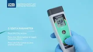 Setting the Parameters on the OAKTON EcoTestr pH1