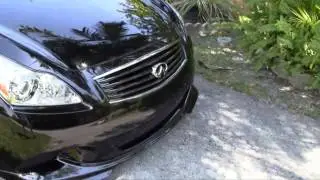 Custom G37 MOD Black Chrome Grill - Duplicolor Shadow