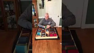 Instructional video on making display for leather goods and crafts