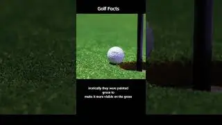Golfers Facts #shorts - Golf Ball Color #facts