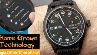 Indian Smart Watch| Home Grown Technology| #Aatmanirbharbharat | 1G BRAM/16GB ROM| Gesture Control