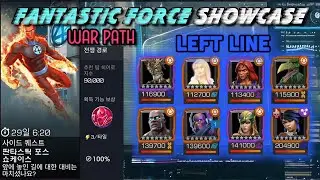Mcoc Fantastic Force Showcase Left Path Guide & Playing - Fantastic Force AW Showcase Left Side