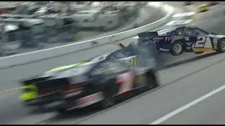 Brad Keselowski spins and takes out Greg Biffle | NASCAR Kentucky Quaker State 400