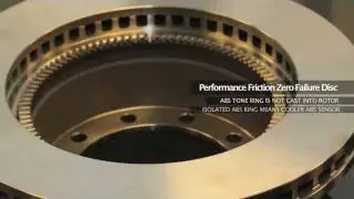 Performance Friction Medium-Duty Retrofit Rotor with Patented Isolated ABS Ring!