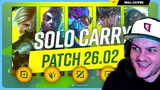 SOLO CARRY any lane CHAMPIONS in LEAGUE OF LEGENDS
