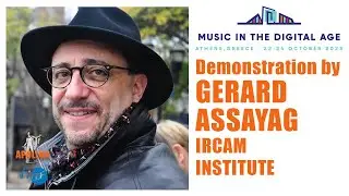 MITDA Forum: AI | AV demonstration on AI-created / assisted works - Gerard Assayag